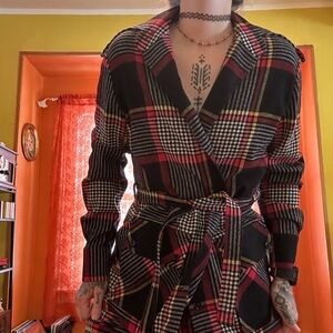 Pendleton Red and Black Wool Jacket